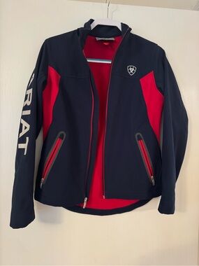 Ariat Navy and Red Jacket
